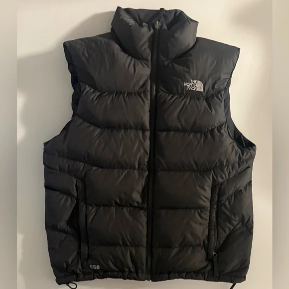 The North Face Charcoal Quilted 550 Vest - Picture 3 of 8